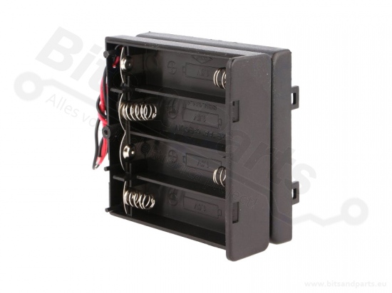 Batterijhouder AA Penlite x 4 (6V)